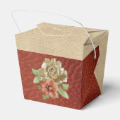 Ballotins Fleurs en cuir sur daim (Arrière)