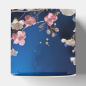Ballotins Fleurs éparpillées bleu foncé (Haut)