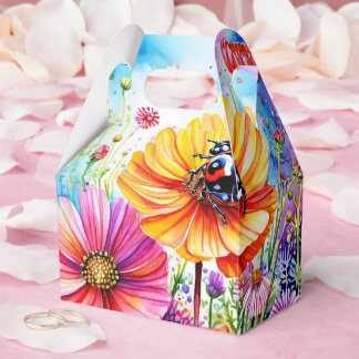 Ballotins Fleurs et coccinelles