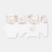 Ballotins fleurs et fausse parties scintillant Ballotin Bapt (Déplié)