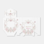 Ballotins fleurs et papillons Baptême (Déplié)