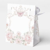 Ballotins fleurs et papillons Baptême (Arrière)