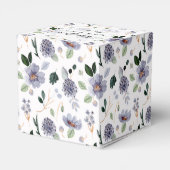 Ballotins Fleurs lavande pourpre à l'aquarelle (Arrière)