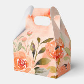 Ballotins Fleurs orange aquarelle (Arrière)