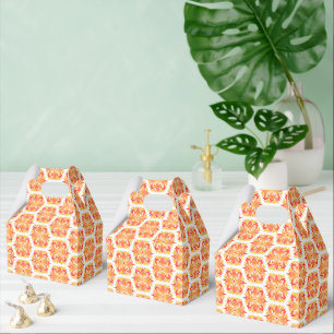 Ballotins Fleurs orange, motif de fleurs, motif floral