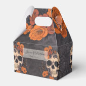 Ballotins Fleurs orange simple Élégant (Arrière)