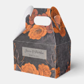 Ballotins Fleurs orange simple Élégant (Arrière)