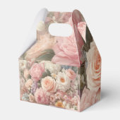 Ballotins Fleurs Pastel Shabby Chic Rose Floral Mariage (Arrière)