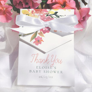 Ballotins Fleurs printanières élégante fille Baby Shower Rem