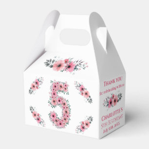 Ballotins Fleurs roses Big 5e anniversaire Fille Green Folia