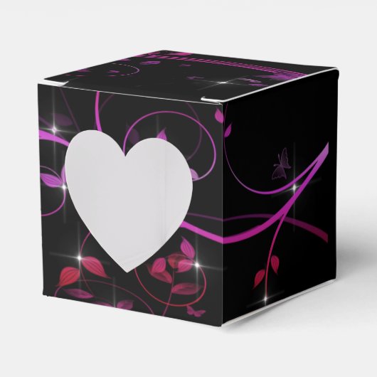 Ballotins Fleurs roses chaudes (Verso)