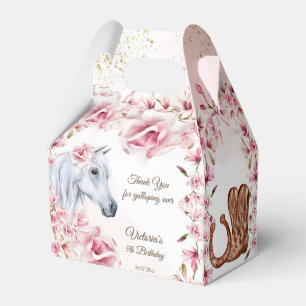 Ballotins Fleurs roses de cheval blanc cofille anniversaire