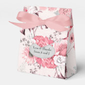 Ballotins Fleurs roses et argentées (Verso)