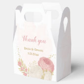 Ballotins fleurs roses et blanches or botanique (Ouvert)