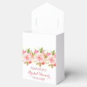 Ballotins Fleurs roses et blanches remerciement de shower de (Ouvert)