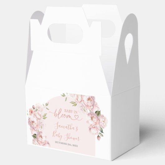 Ballotins Fleurs roses Fille bébé en Ballotin en fleurs (Ouvert)