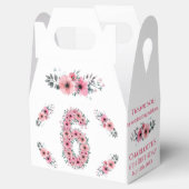 Ballotins Fleurs roses Gros 6e anniversaire fille Foliage ve (Ouvert)