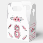 Ballotins Fleurs roses Gros 8e anniversaire fille Foliage ve (Ouvert)