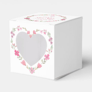 Ballotins Fleurs roses Premier Coeur Communion