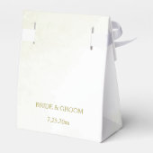 Ballotins fleurs roses romantiques avec mariage feuille vert (Arrière)