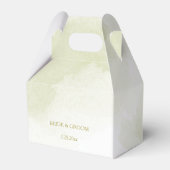 Ballotins fleurs roses romantiques avec mariage feuille vert (Arrière)