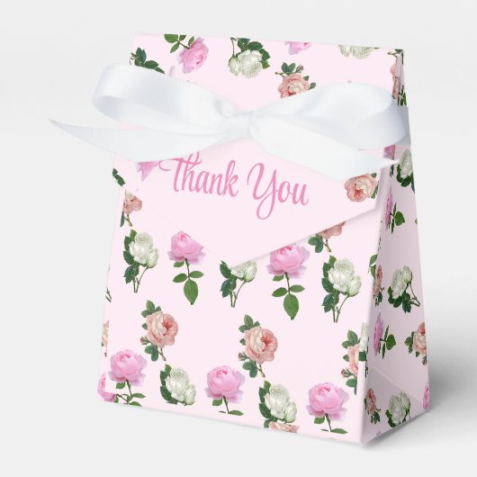 Ballotins Fleurs Roses Roses Merci (Verso)