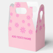 Ballotins Fleurs roses sur Pastel Pink (Ouvert)