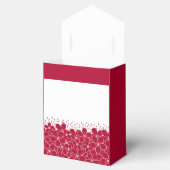 Ballotins Fleurs rouges marguerites sur arrière - plan blanc (Ouvert)