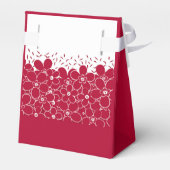 Ballotins Fleurs rouges marguerites sur arrière - plan blanc (Arrière)