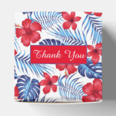 Ballotins Fleurs tropicales Ballotin Merci Feuille (Haut)