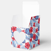 Ballotins Fleurs tropicales Ballotin Merci Feuille (Ouvert)