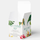 Ballotins Fleurs tropicales Kit de récupération Mariage clas (Ouvert)