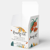 Ballotins Fleurs tropicales Kit de récupération Mariage clas (Ouvert)