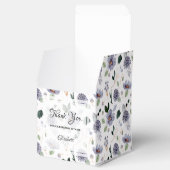 Ballotins Fleurs violettes à l'aquarelle chic (Ouvert)