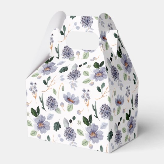 Ballotins Fleurs violettes aquarelle  (Arrière)