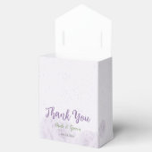 Ballotins fleurs violettes romantique mariage (Ouvert)