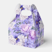 Ballotins Fleurs violettes romantiques (Arrière)