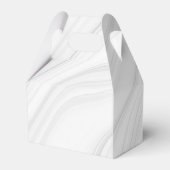 Ballotins fleurs violettes royales marbre feuille argent (Arrière)