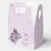 Ballotins fleurs violettes verdure mariage botanique (Ouvert)
