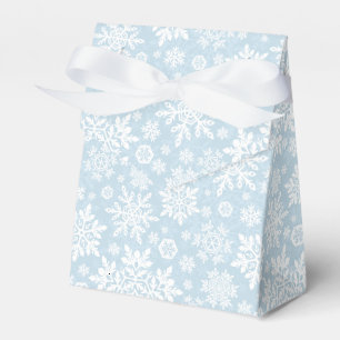 Ballotins Flocon de Neige Blanc Élégant (Bleu de Gel)