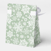 Ballotins Flocon de Neige Blanc Élégant (Sage PIne) (Arrière)