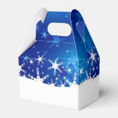 Ballotins Flocon de neige bleu d'hiver de Noël (Arrière)