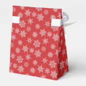 Ballotins Flocon de neige d'hiver Noël Fête rouge Salutation (Arrière)