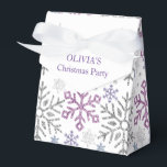 Ballotins Flocon de neige Noël violet argent<br><div class="desc">Snowflake Christmas Purple Silver,  Will look fantastique sur toutes vos fournitures de fête parfaitement coordonnée avec votre cadeau de Noël et vous pouvez facilement customiser votre nom,  Vous pouvez également transférer mes conceptions à plus de 1000 produits Zazzle. Bonne chance - soyez heureux :)</div>