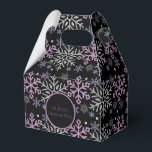 Ballotins Flocon de neige Noël violet argent<br><div class="desc">Snowflake Christmas Purple Silver,  Will look fantastique sur toutes vos fournitures de fête parfaitement coordonnée avec votre cadeau de Noël et vous pouvez facilement customiser votre nom,  Vous pouvez également transférer mes conceptions à plus de 1000 produits Zazzle. Bonne chance - soyez heureux :)</div>