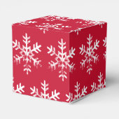 Ballotins Flocon rouge Noël rustique (Arrière)