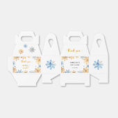 Ballotins Flocons de neige dorés Merci (Déplié)