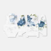 Ballotins Floraison poussiéreuse de bleu d'eucalyptus succul (Déplié)