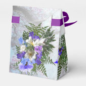 Ballotins Floraisons de jacaranda et bouquet de lys (Arrière)