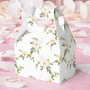 Ballotins Floral blanc romantique